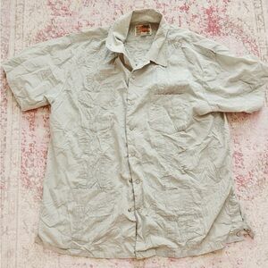 Haband,  Men's Light Blue Short Sleeve Shirt